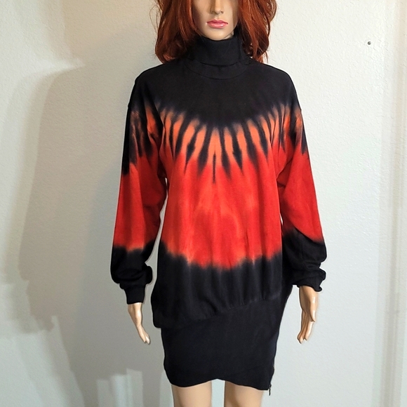 Young Fabulous & Broke Ombre Long Sleeve Turtleneck Sweater/ Dress Ombre - Picture 2 of 8